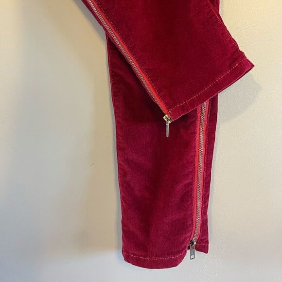 Anthropologie Pilcro and the Letterpress Fine Waled Cranberry Corduroy Pant | 25 - Picture 6 of 16